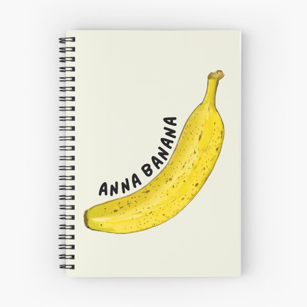 Item preview, Anna Banana, Nickname, Fruit Illustration designed and sold by JoyfulWhimsy.