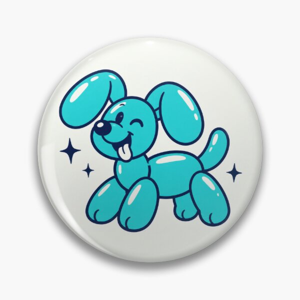 Item preview, Dog character made of shiny balloons designed and sold by anytka.