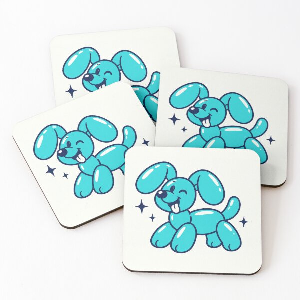 Item preview, Dog character made of shiny balloons designed and sold by anytka.