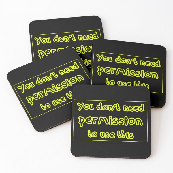 Item preview, You Don't Need Permission Typography Word Art designed and sold by Dyche Studio.