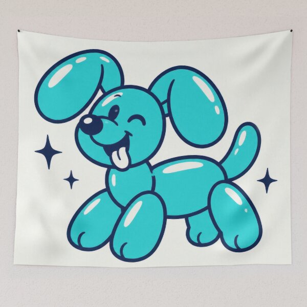 Item preview, Dog character made of shiny balloons designed and sold by anytka.