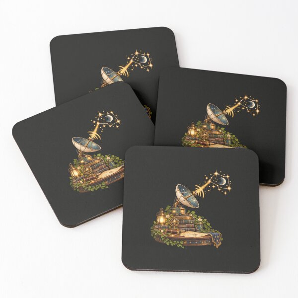 Item preview, Celestial Satellite Dish - Steampunk Astronomy & Star Constellation Graphic designed and sold by Ozyven-Creation.