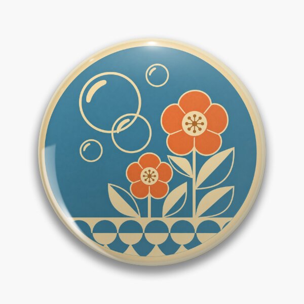 Item preview, Retro Garden – Bubbles and Blooms designed and sold by mellow-koko.