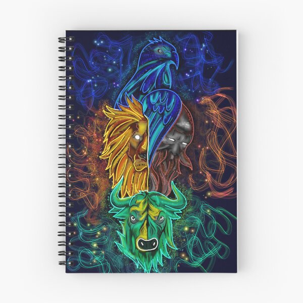 Item preview, neon elemental beasts sprit totem artwork designed and sold by Jay21743ori.