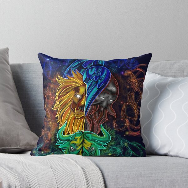 Item preview, neon elemental beasts sprit totem artwork designed and sold by Jay21743ori.