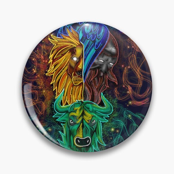 Item preview, neon elemental beasts sprit totem artwork designed and sold by Jay21743ori.