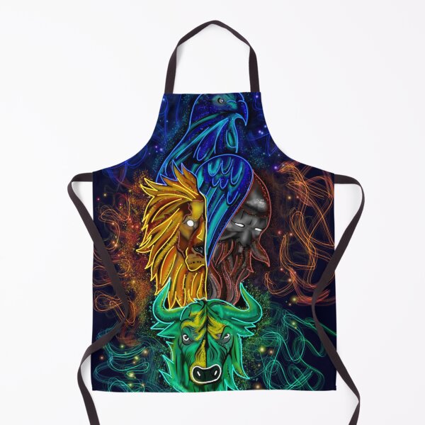 Item preview, neon elemental beasts sprit totem artwork designed and sold by Jay21743ori.
