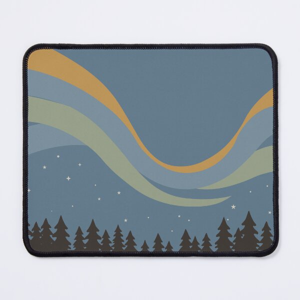 Item preview, Northern Lights Over Scandinavian Forest designed and sold by IllustratorNZ.