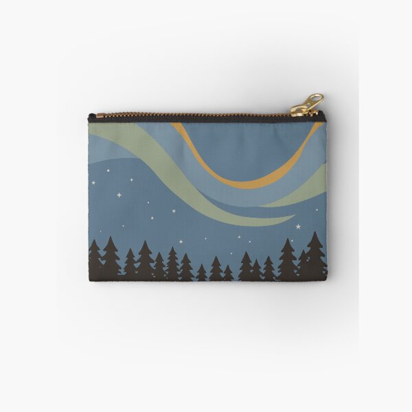 Item preview, Northern Lights Over Scandinavian Forest designed and sold by IllustratorNZ.