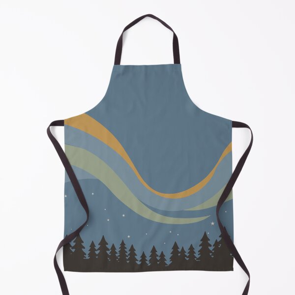 Item preview, Northern Lights Over Scandinavian Forest designed and sold by IllustratorNZ.