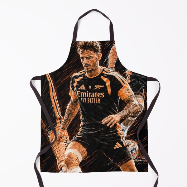 Item preview, Ben White Arsenal Orange Sketch designed and sold by Charlotte Hawkins.