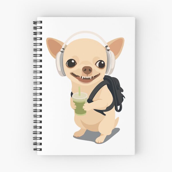 Item preview, Matcha Chihuahua Meme Illustration designed and sold by PrintondemArt.