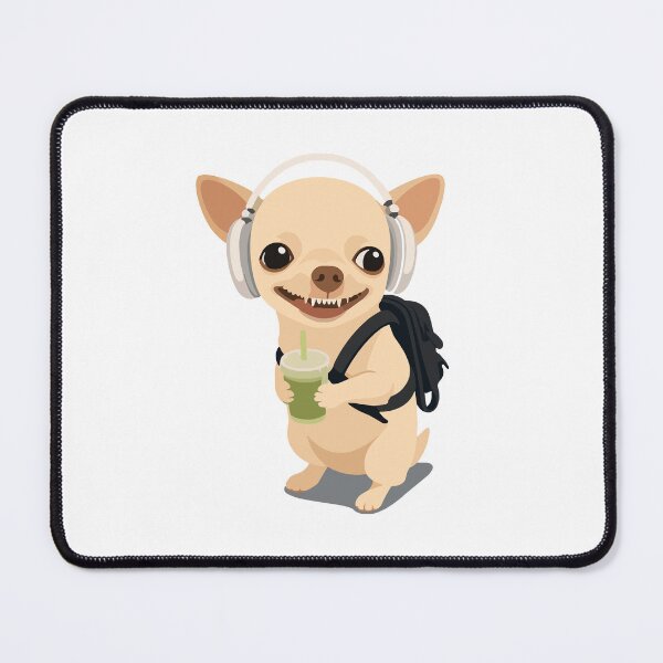 Item preview, Matcha Chihuahua Meme Illustration designed and sold by PrintondemArt.