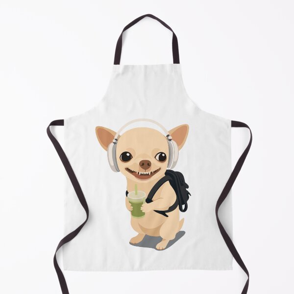 Item preview, Matcha Chihuahua Meme Illustration designed and sold by PrintondemArt.