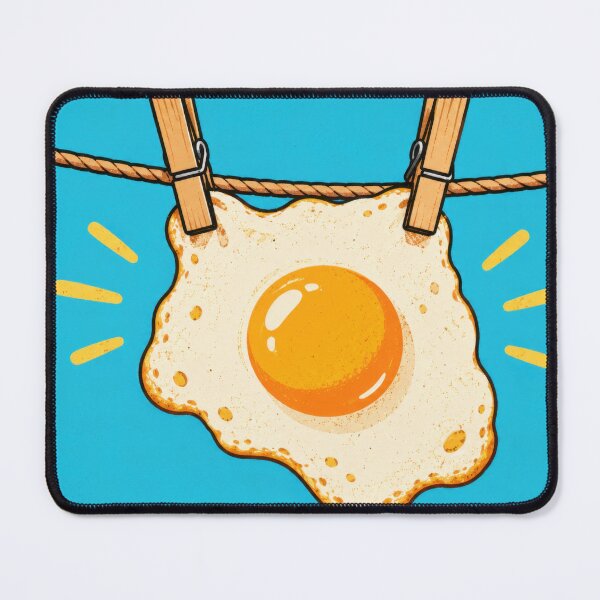 Item preview, Fried egg hanging on a rope designed and sold by anytka.