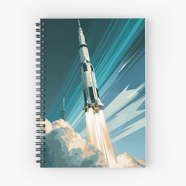 Item preview, Apollo 11 Saturn V Retro Space Art designed and sold by Skyframe Aviation.