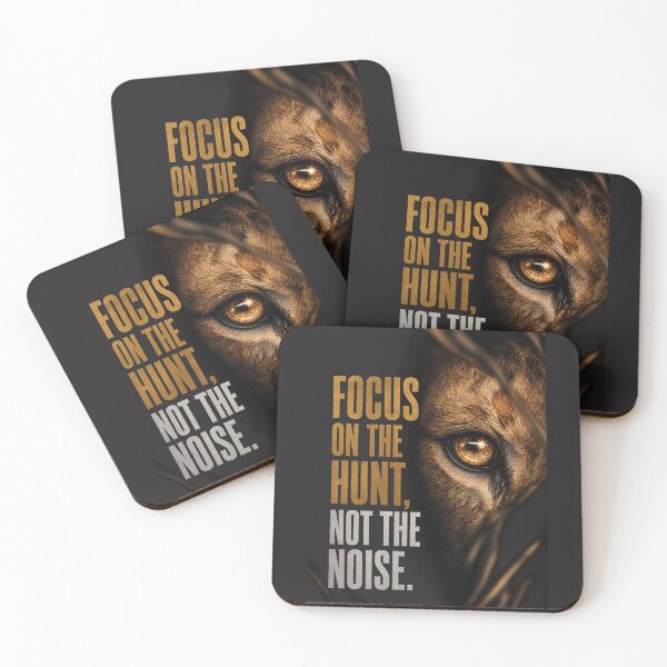 Item preview, Focus On The Hunt, Not The Noise - Motivational Predator Eye Design designed and sold by Bennie Singh.