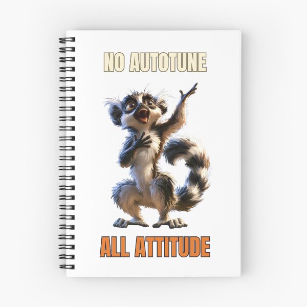 Item preview, No Autotune All Attitude Lemur designed and sold by SamodivaAtelier.