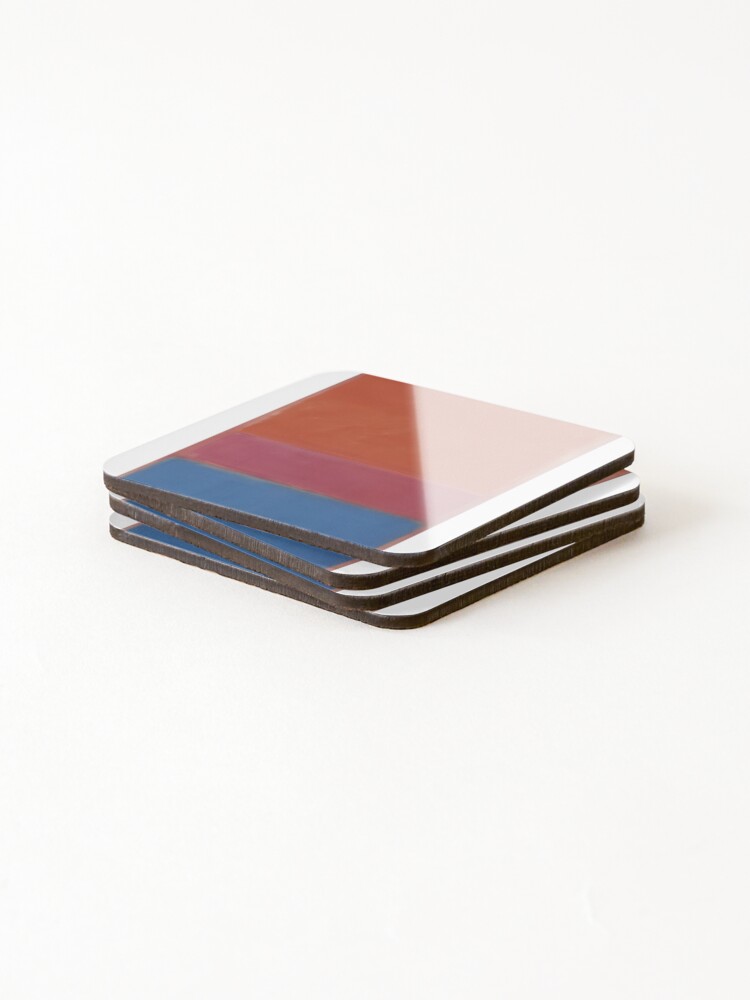 Thumbnail 4 of 5, Coasters (Set of 4), Mark Rothko abstract art - Mark Rothko paintings - Mark Rothko artwork - Mark Rothko artist - Mark Rothko modern art designed and sold by Rohyadalim.