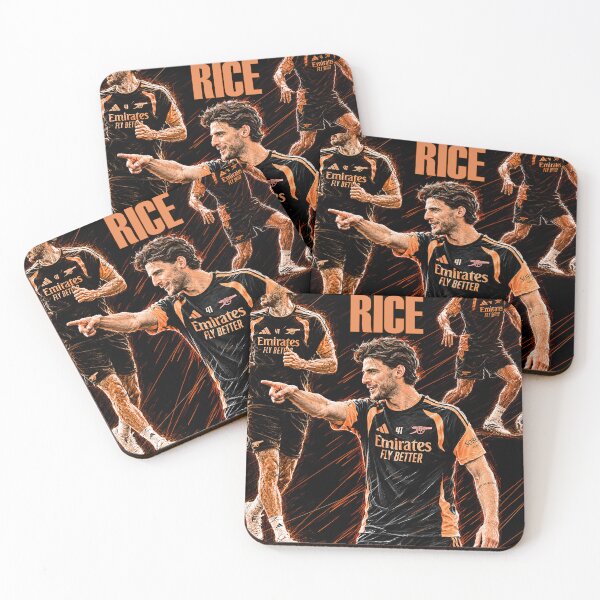 Item preview, Declan Rice Arsenal Orange Sketch designed and sold by Charlotte Hawkins.