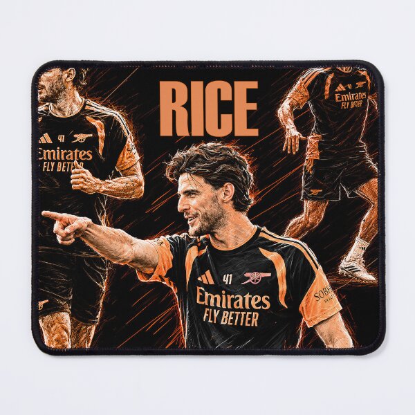 Item preview, Declan Rice Arsenal Orange Sketch designed and sold by Charlotte Hawkins.