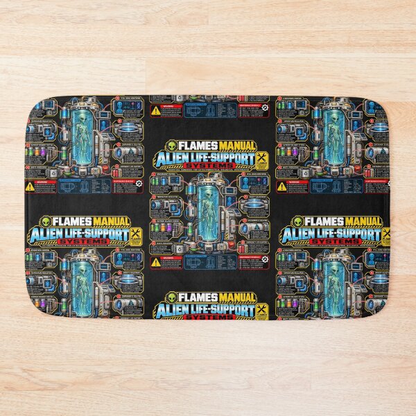 Item preview, FLAMES MANUAL UFO Alien Life Support – Futuristic Sci-Fi Technical Engineering Manual designed and sold by Genius Geek.