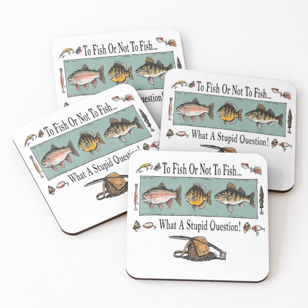 Item preview, to Fish Or Not to Fish What A Stupid Question 70s designed and sold by Crookedorbit ⭐⭐⭐⭐⭐ .