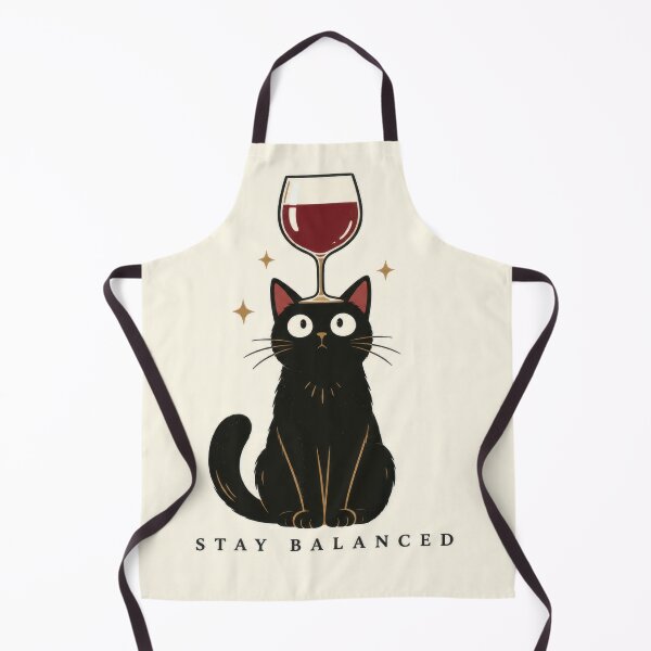 Item preview, Stay balanced with a black cat designed and sold by anytka.