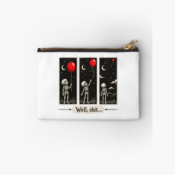 Item preview, Skeleton Loses Balloon Night Sky Art designed and sold by OlyvieArt.