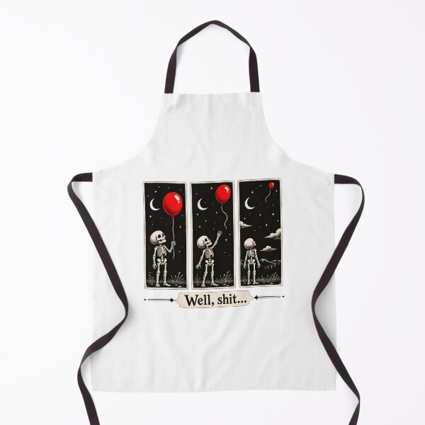 Item preview, Skeleton Loses Balloon Night Sky Art designed and sold by OlyvieArt.