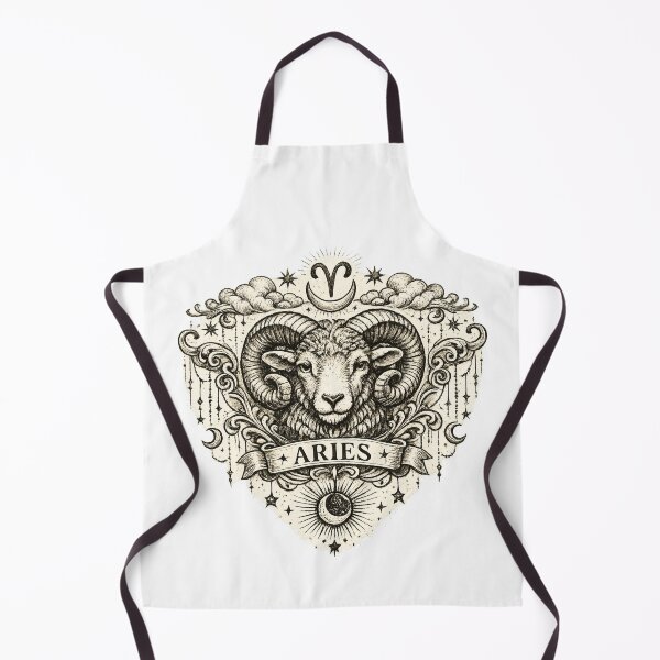 Item preview, Vintage Aries Zodiac Sign Celestial Vintage Retro Line Art Gift designed and sold by Artycom.
