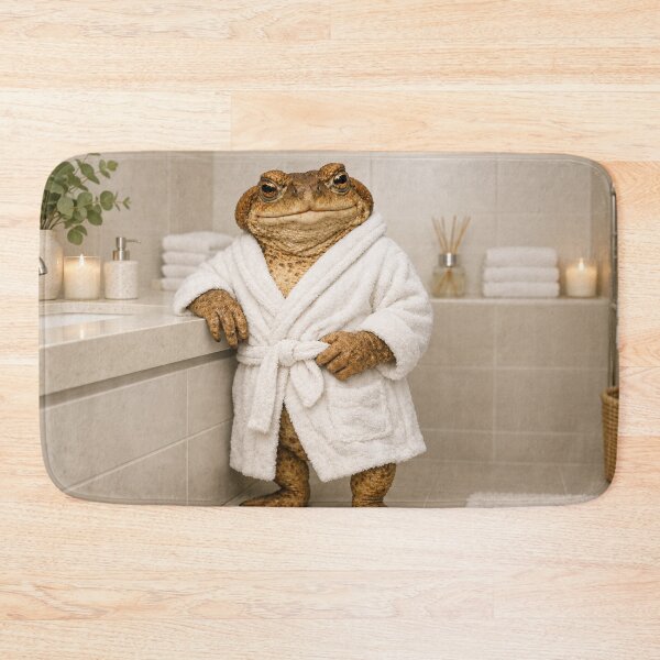 Item preview, Cozy Bathrobe Cane Toad designed and sold by Sillytoe.