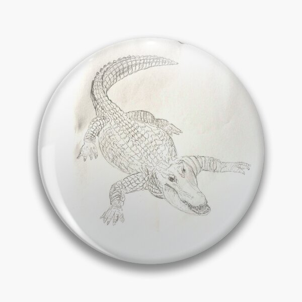Item preview, Pencil sketch of an alligator designed and sold by MattRyiu.
