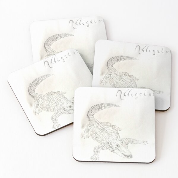 Item preview, Pencil sketch of an alligator designed and sold by MattRyiu.
