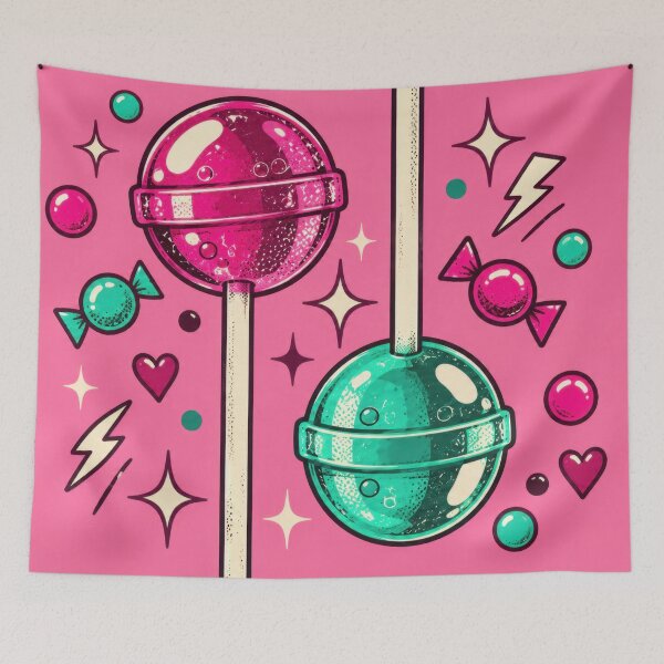 Item preview, Bright lollipops on color designed and sold by anytka.