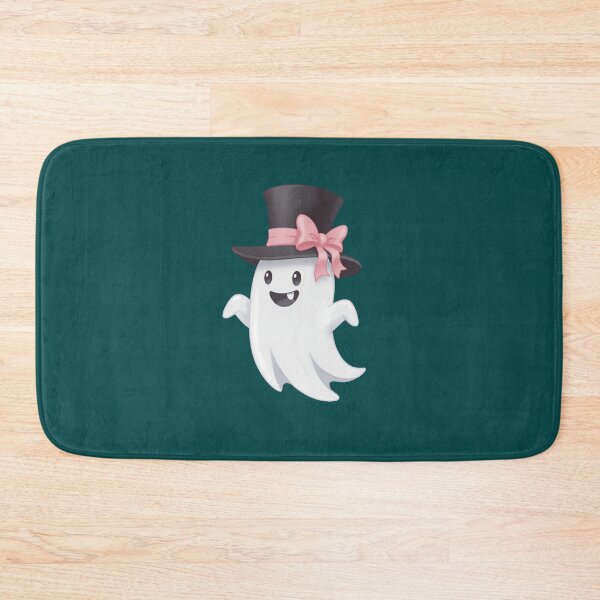 Item preview, Kawaii Pastel Ghost with Pink Bow Hat designed and sold by Mattigiov.