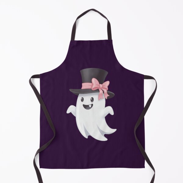 Item preview, Kawaii Pastel Ghost with Pink Bow Hat designed and sold by Mattigiov.