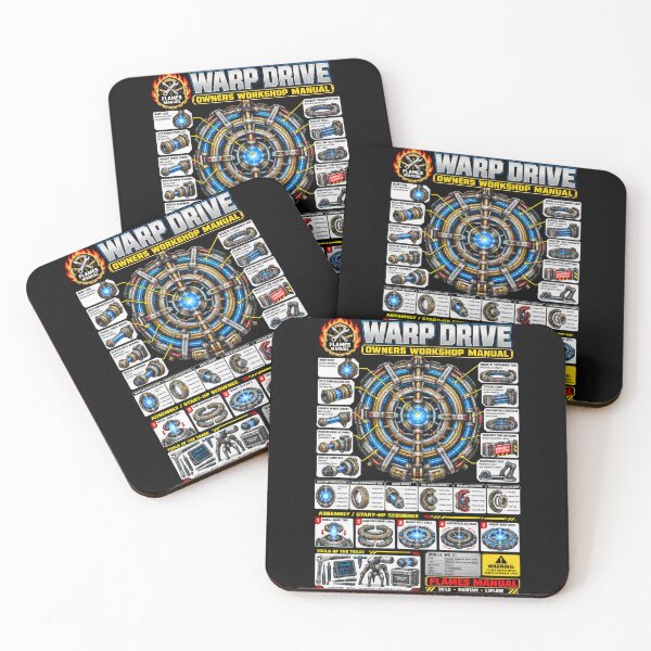 Item preview, FLAMES MANUAL - WARP DRIVE Manual – Futuristic Sci-Fi Technical Engineering Manual designed and sold by Genius Geek.