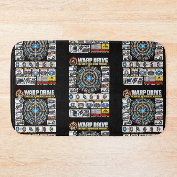 Item preview, FLAMES MANUAL - WARP DRIVE Manual – Futuristic Sci-Fi Technical Engineering Manual designed and sold by Genius Geek.