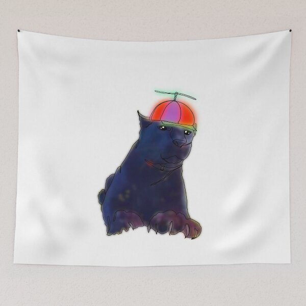 Item preview, Pam the Panther Wearing a propeller Hat – animalzinhats designed and sold by Ashley’sAnimalz.