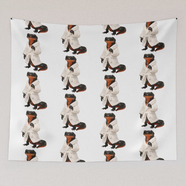 Item preview, Bathrobe Fire-bellied Newt designed and sold by Sillytoe.