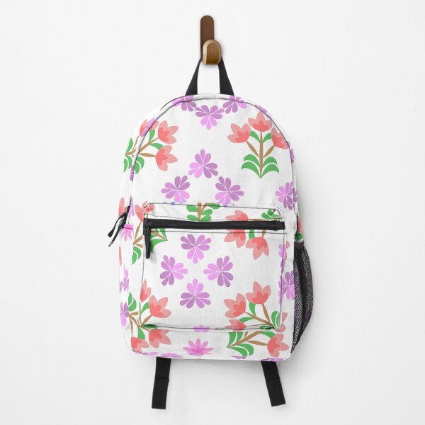 Item preview, Cute Spring Floral and Botanical Grid Pattern with Colorful Flowers and Leaves designed and sold by Ei-Ei.