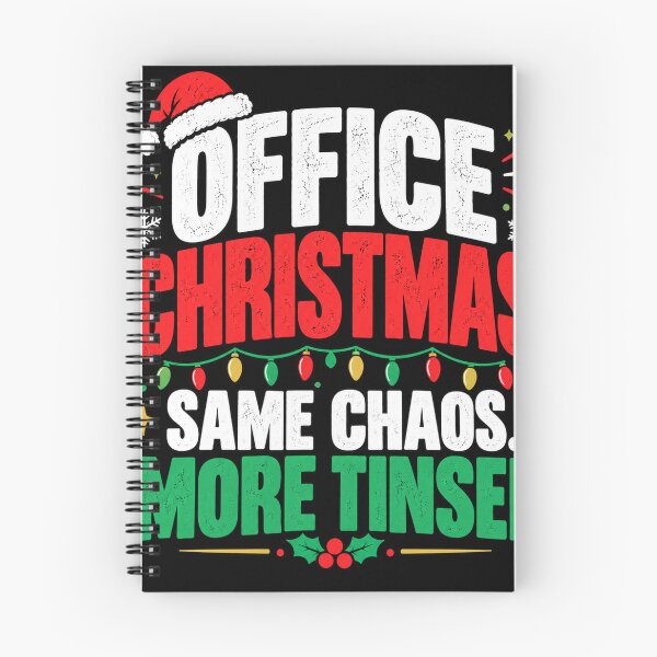 Item preview, Office Christmas Same Chaos More Tinsel – Funny Christmas Work Design designed and sold by KeeganDykes.