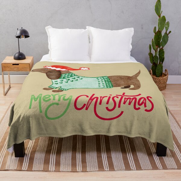 Item preview, Dachshund Merry Christmas Cute Wiener Dog designed and sold by stormk10.