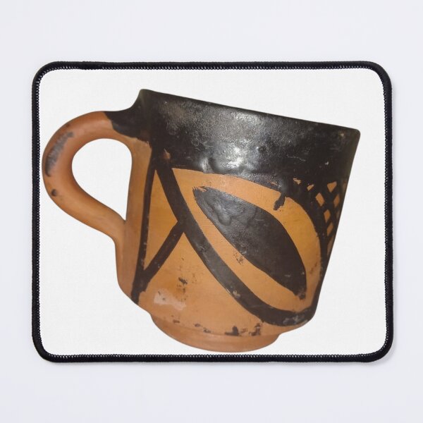 Item preview, Handcrafted Rustic Clay Mug Folk Pottery Ceramic Art designed and sold by AkShopAk.