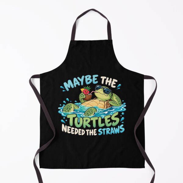 Item preview, Maybe the turtles needed the straws  designed and sold by HiPatti.