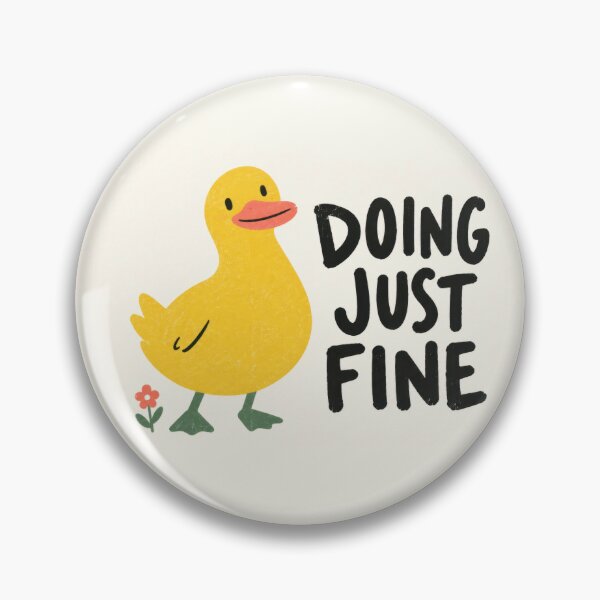 Item preview, Doing just fine with a yellow duck designed and sold by anytka.