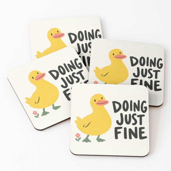 Item preview, Doing just fine with a yellow duck designed and sold by anytka.