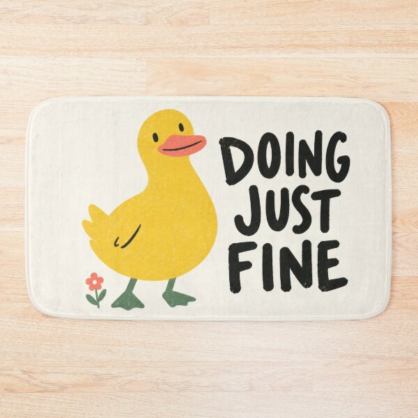Item preview, Doing just fine with a yellow duck designed and sold by anytka.