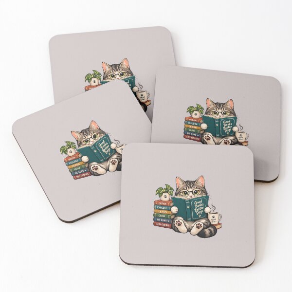 Item preview, Curious Cat Book Lover designed and sold by aminomen.
